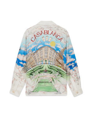 Paris Store Long Sleeve Silk Shirt