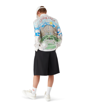 Paris Store Long Sleeve Silk Shirt