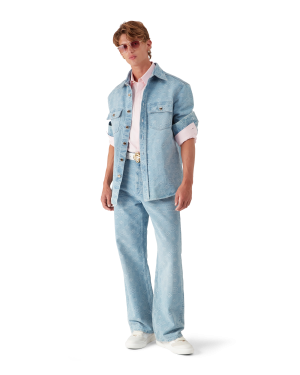 Denim Monogram Shirt