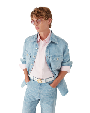 Denim Monogram Shirt