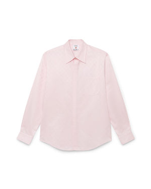 Cotton Monogram Long Sleeve Shirt