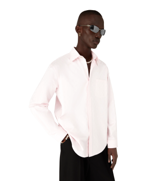 Cotton Monogram Long Sleeve Shirt