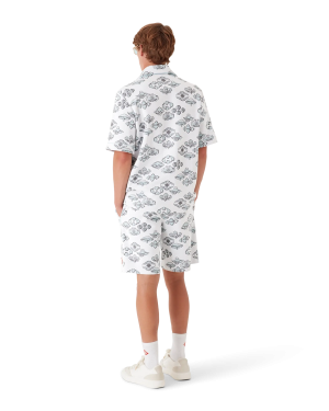 Jacquard Motif Short Sleeve Shirt