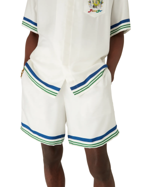 Tennis Club Icon Silk Twill Shorts