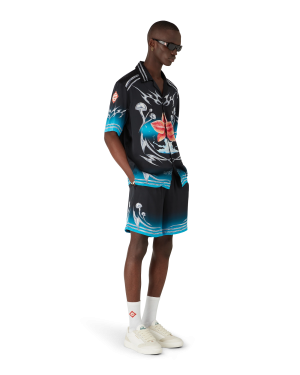 Blades Silk Satin Shorts