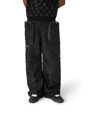 Nylon Jacquard Cargo Trousers