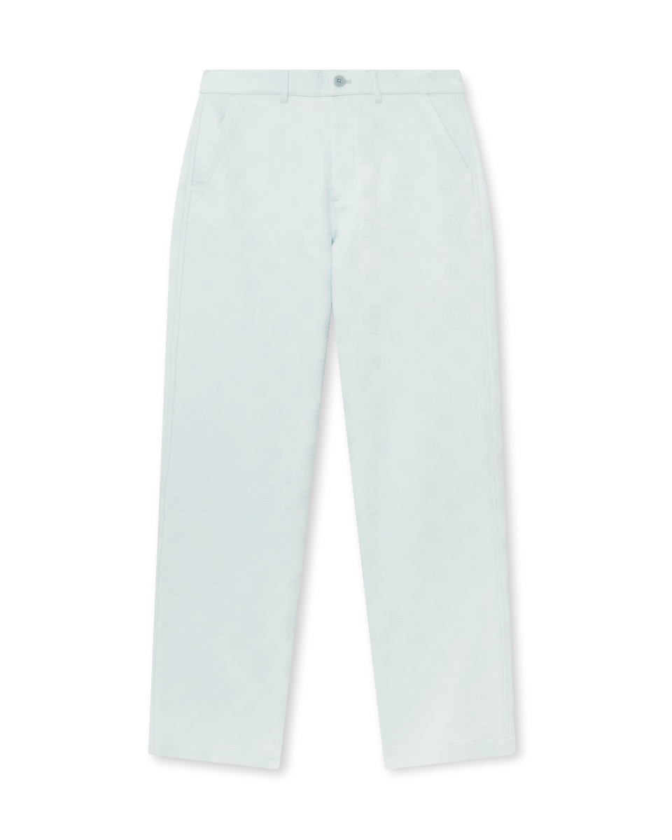Cotton Monogram Workwear Trousers
