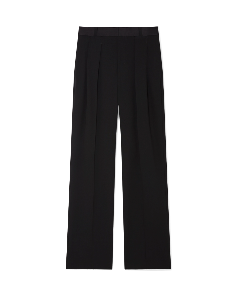 Wool Tailoring Pleated Trousers