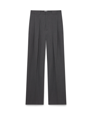 Wool Tailoring Belt Loop Trousers