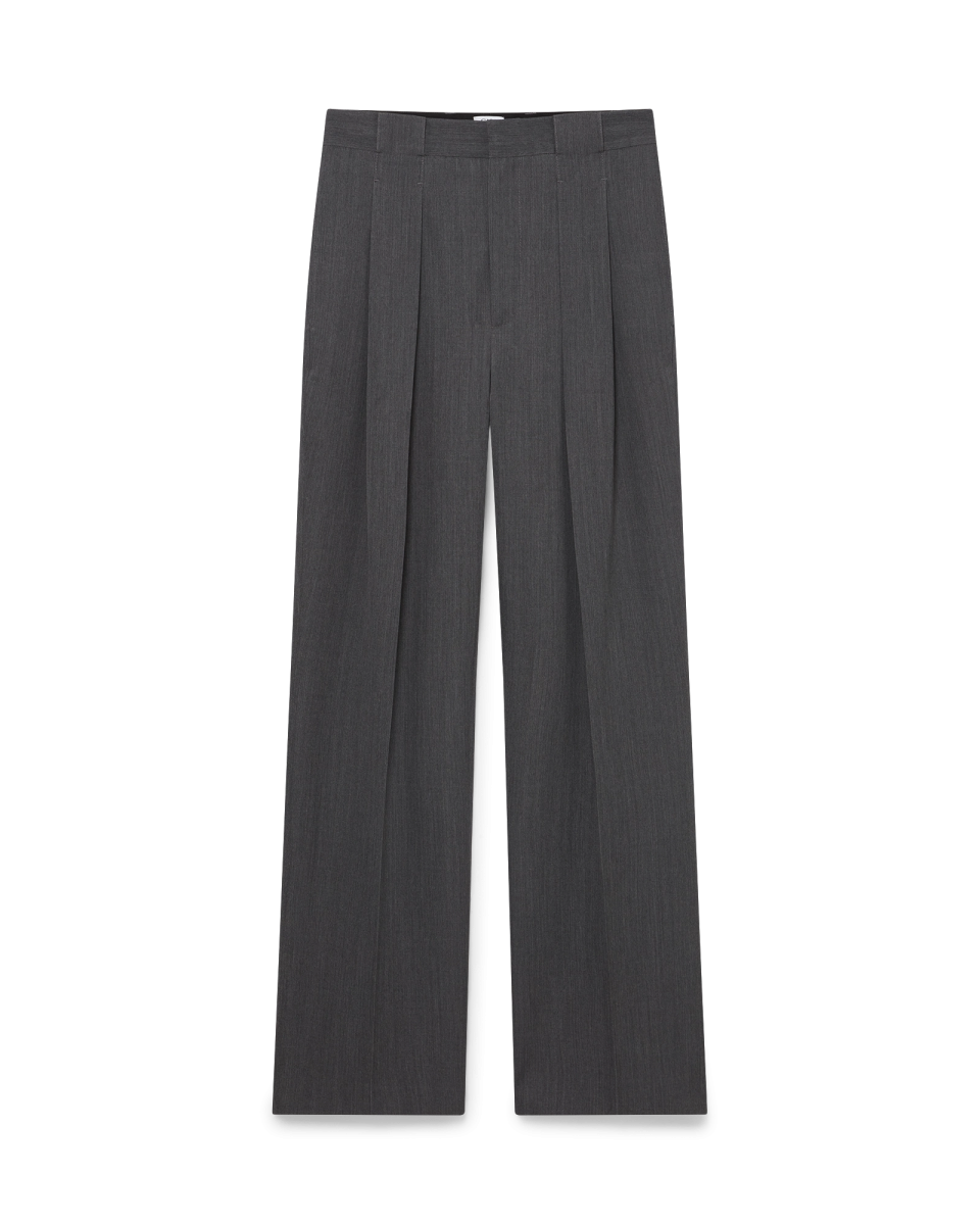 Wool Tailoring Belt Loop Trousers