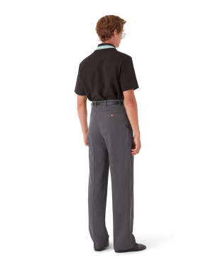 Wool Tailoring Belt Loop Trousers