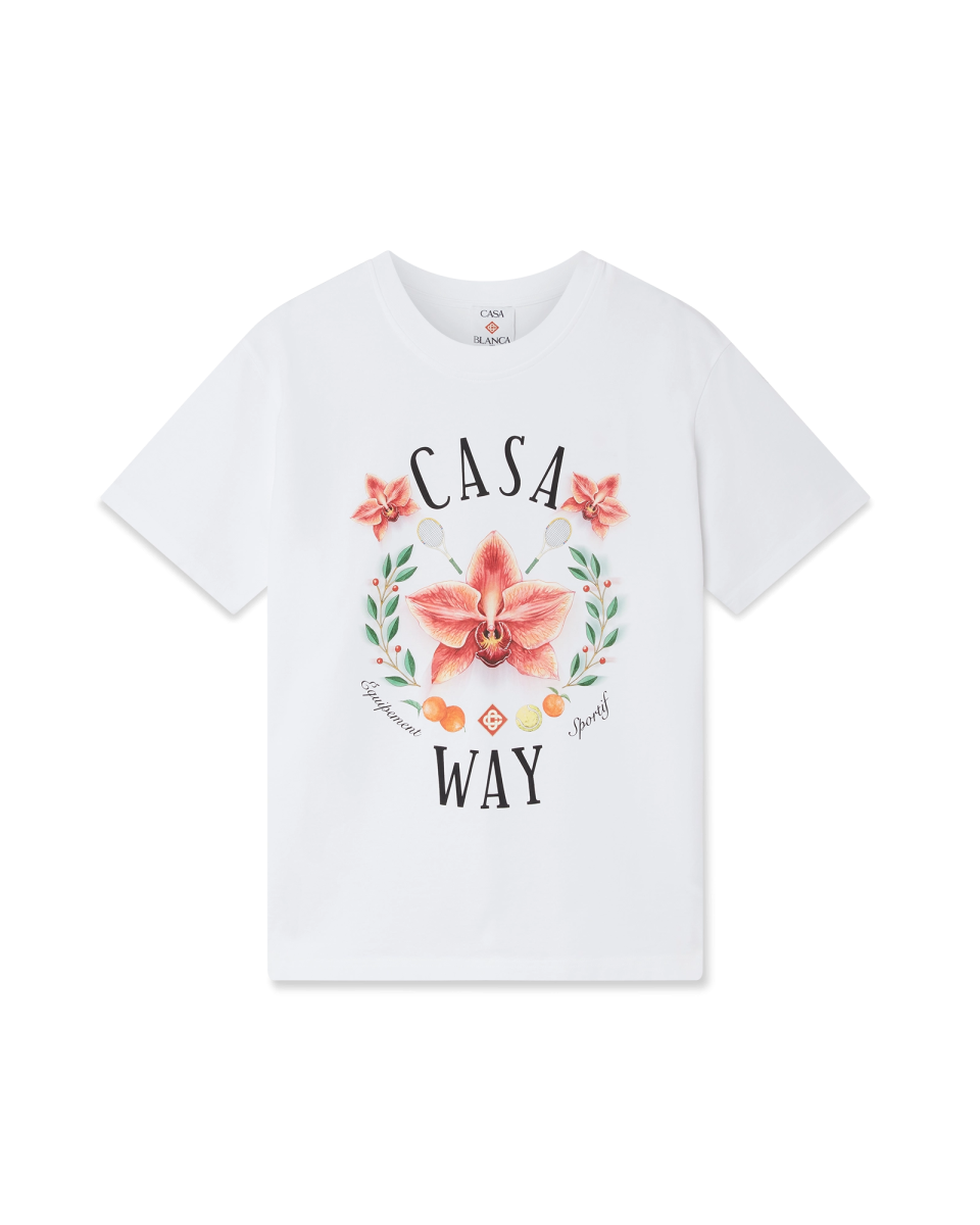 Casa Way Orchid Logo Short Sleeve T-Shirt