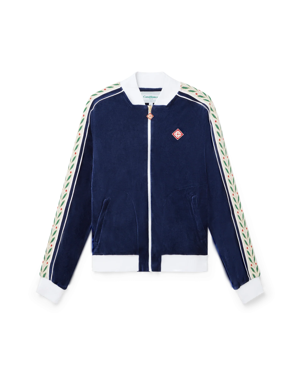 Laurel Velour Track Jacket