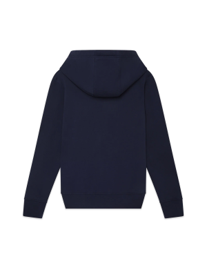 Air Casablanca Patch Silk Scarf Hooded Sweatshirt