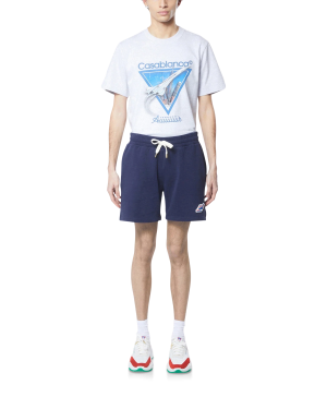 Navy Casablanca Air Sweatshorts