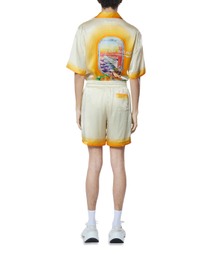 Panoramique Silk Satin Shorts