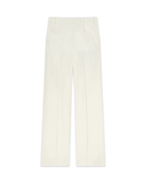 Silk Suiting Wide Leg Trousers