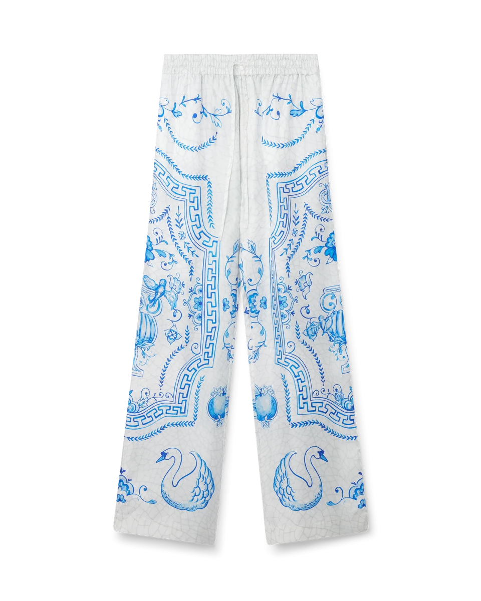 Plat A Dessert Silk Trousers