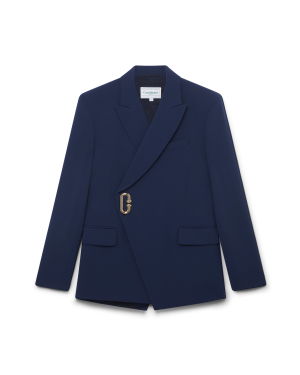 Asymmetric Double Breasted Jacket