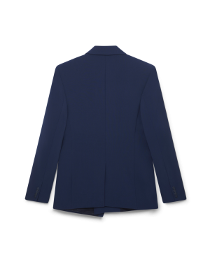 Asymmetric Double Breasted Jacket