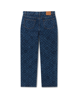 Dark Vintage Monogram Jeans