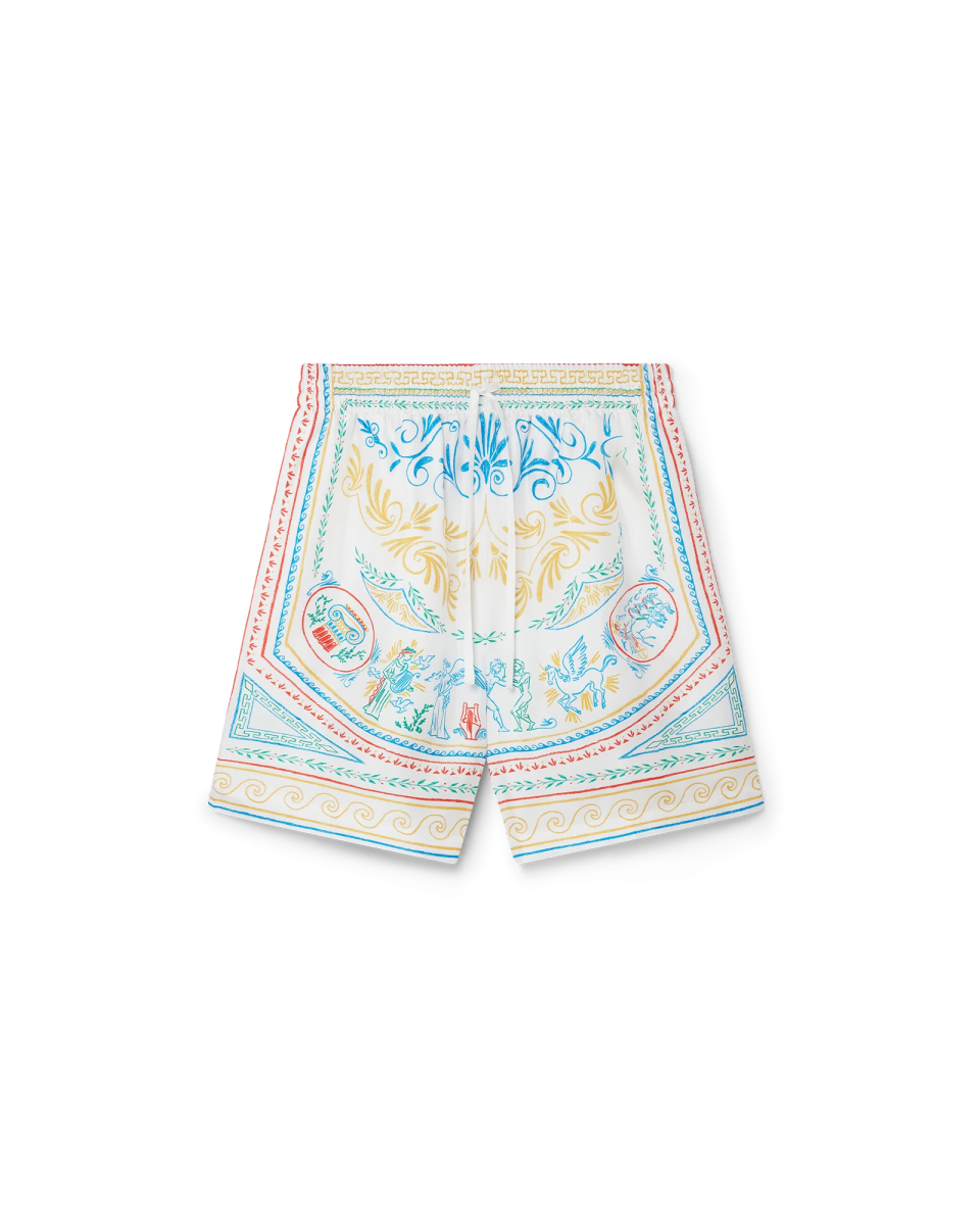 Crayon Vase Silk Shorts