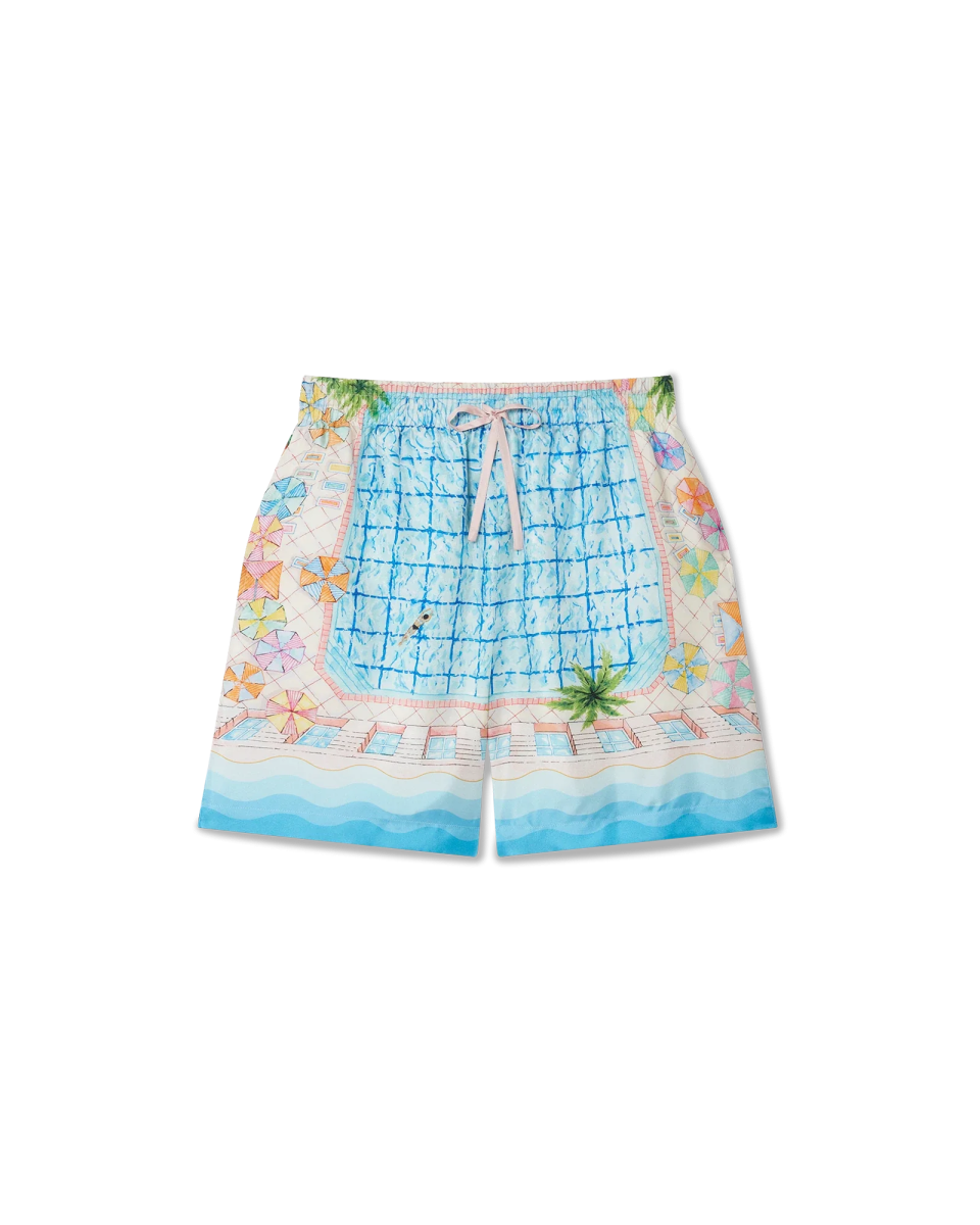 Le Plongeon Silk Shorts
