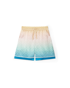 Gradient Monogram Silk Shorts