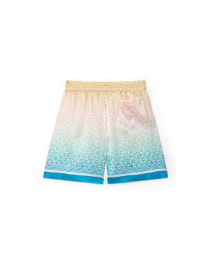 Gradient Monogram Silk Shorts