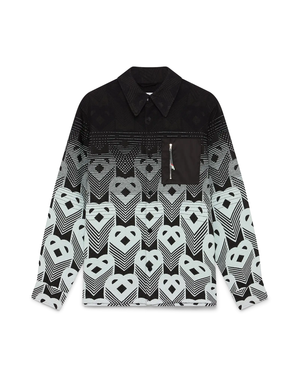 Gradient Monogram Shacket