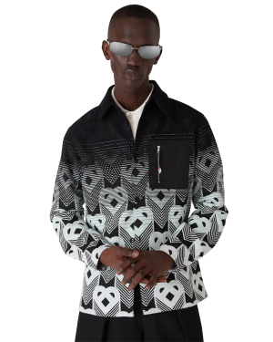 Gradient Monogram Shacket