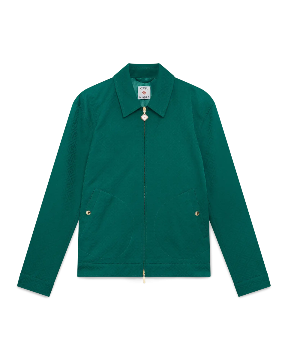 Cotton Monogram Jacquard Jacket