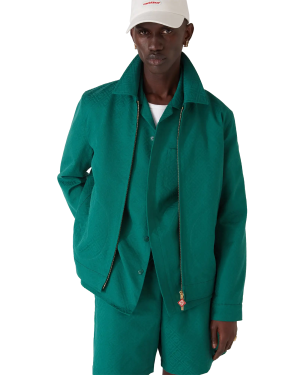 Cotton Monogram Jacquard Jacket