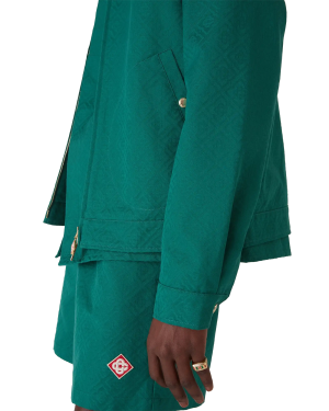 Cotton Monogram Jacquard Jacket