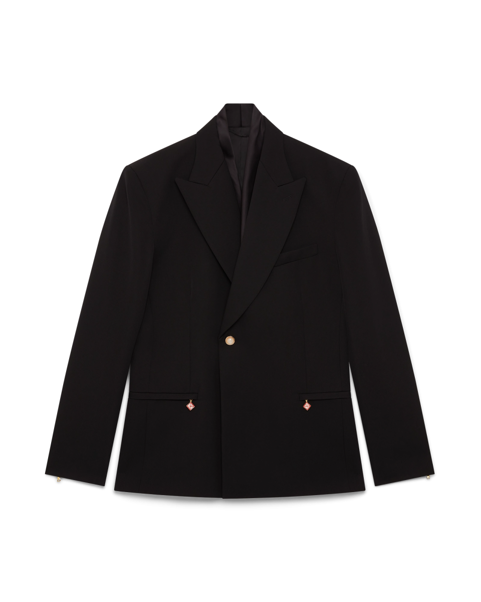 Wool Double Breasted Jacket