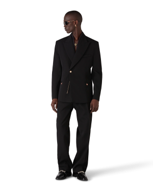 Wool Double Breasted Jacket