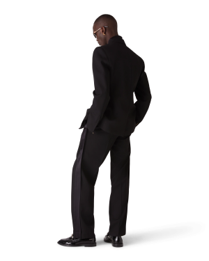 Wool Pleated Trousers