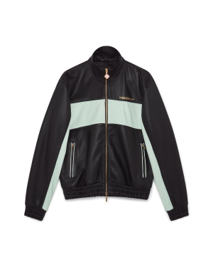Leather Track Jacket