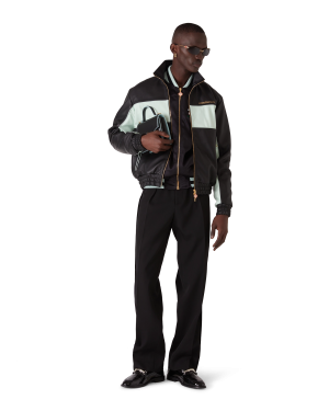 Leather Track Jacket