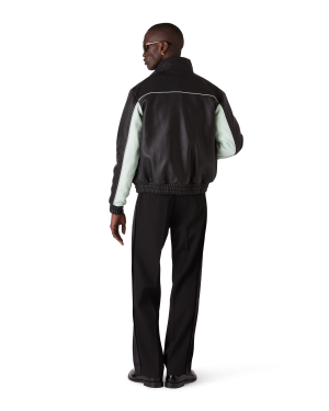 Leather Track Jacket