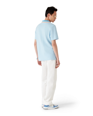 Knit Pique Short Sleeve Polo Shirt