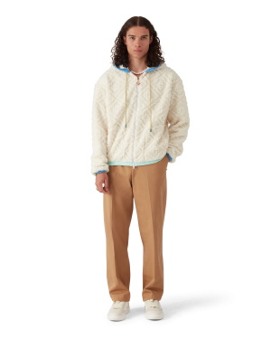 Monogram Jacquard Fleece Jacket