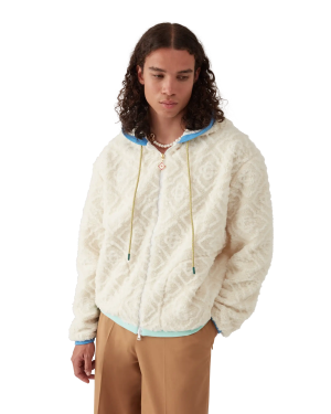 Monogram Jacquard Fleece Jacket