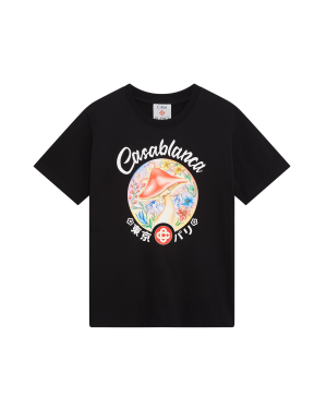 Mushroom Emblem Short Sleeve T-Shirt
