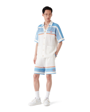 Cotton Tennis Crochet Shorts