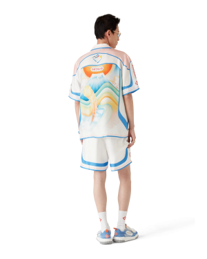 Fuji Dream Short Sleeve Silk Shirt