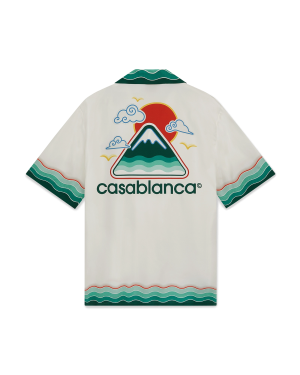 Montagne Ondul??e Short Sleeve Silk Shirt