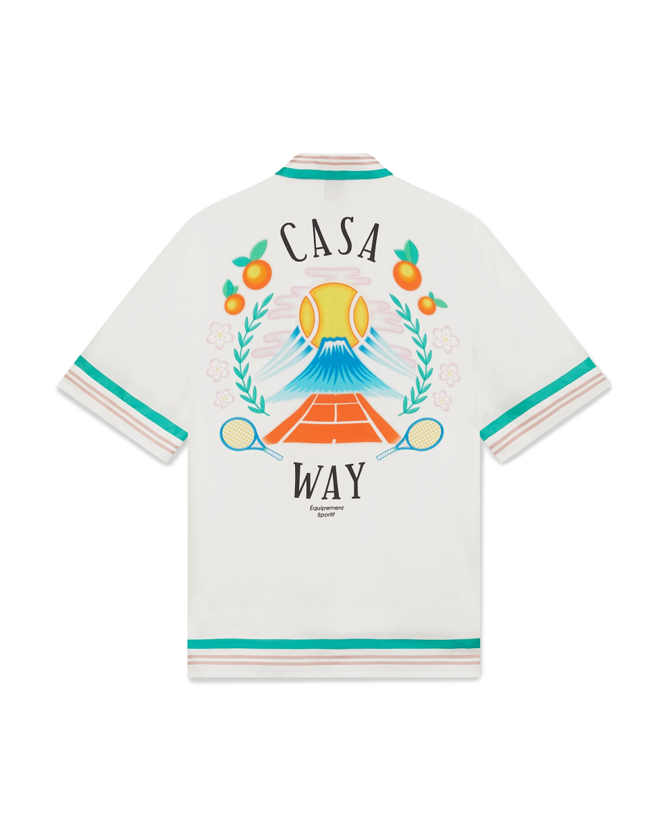 Casa Way Short Sleeve Silk Shirt