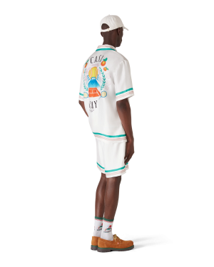 Casa Way Short Sleeve Silk Shirt