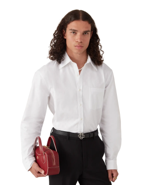 Cotton Monogram Jacquard Oxford Shirt